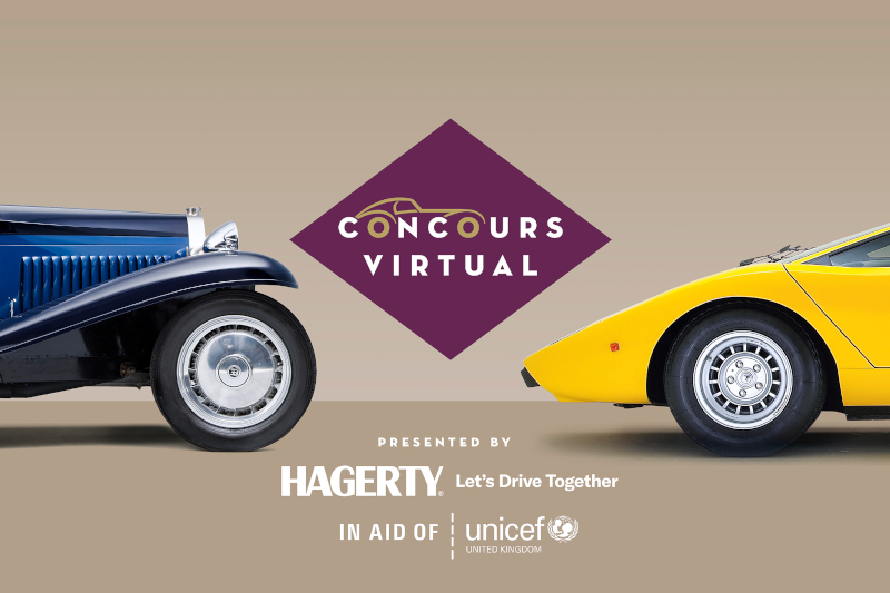 A GLOBAL VIRTUAL CLASSIC AND SUPERCAR CONCOURS COULD RAISE £100,000 FOR UNICEF UK