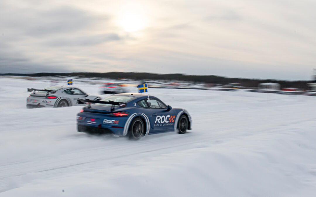 RACE OF CHAMPIONS PITS MOTORSPORT GREATS HEAD-TO-HEAD ON THE SWEDISH ICE